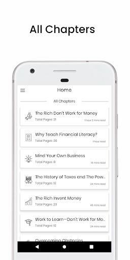 Android application Rich Dad Poor Dad Offline screenshort