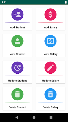 Android application Private Tutor screenshort