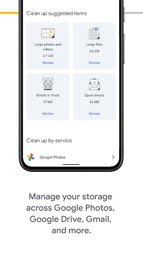 Google One screenshot 2