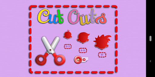Android application Cut Outs - fun and train screenshort