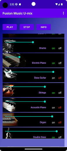 Android application Fusion Music U-mix screenshort
