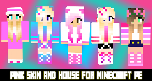 girls SkinPink House? for girls in Minecraft PE