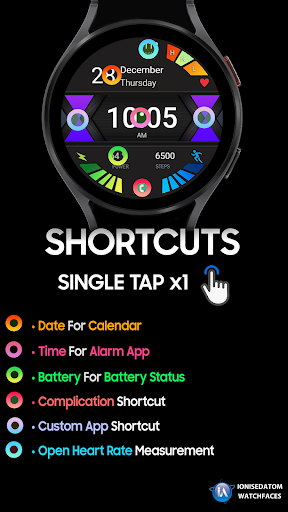 IA104 Unique Digital Watchface screenshot 5