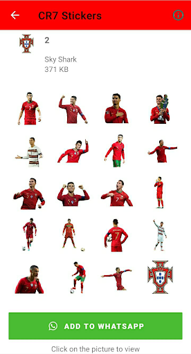 Cristiano Ronaldo Stickers Screen 3