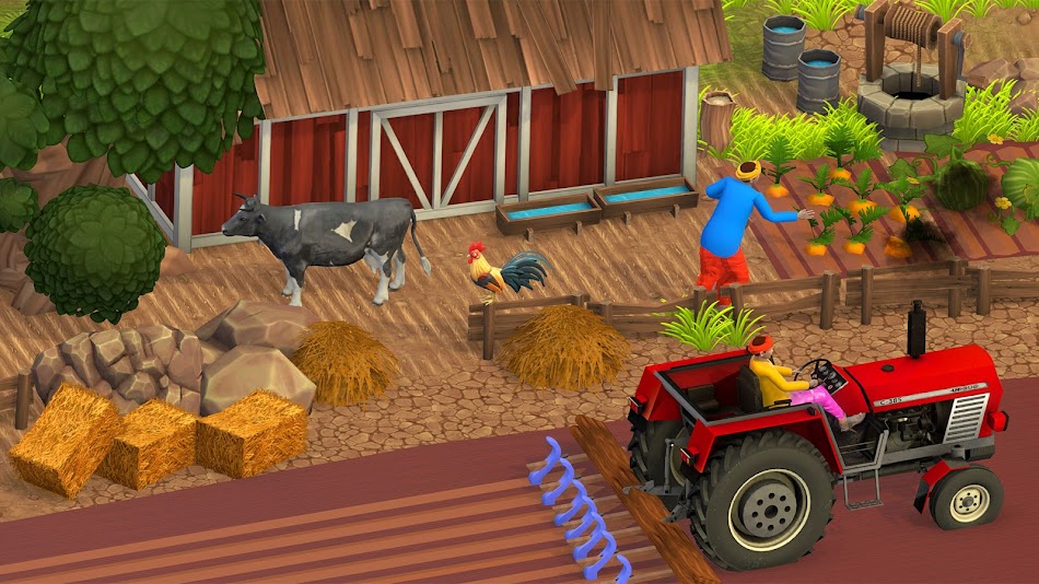 #1. Farming Town Simulator Farm 3D (Android) 来自: azOzark, inc.