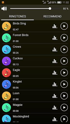 Birds Sounds Ringtones Screen 2