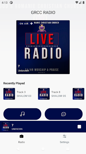 Android application GRCC RADIO screenshort