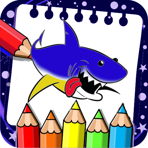 Coloring Shark Meg