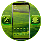 Cover Image of Unduh Green Field Launcher Theme  APK