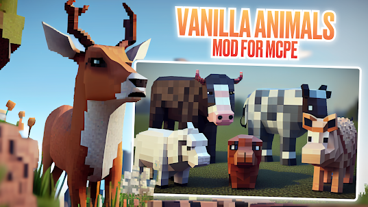Vanilla Animals Mod for MCPE