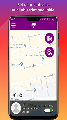 DELYVR DRIVER Screen 2