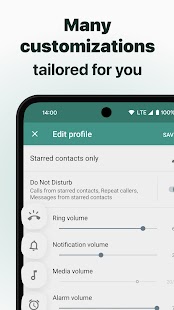 Audio Profiles Volume Control Capture d'écran