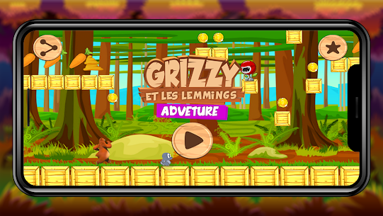 Grizzy and the Lemmings Runner Jungle v4.1.1 APK + MOD (Unlimited Money / Gems) 1