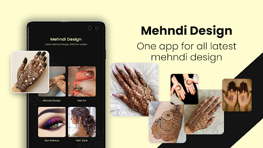 Android application Mehndi Designs: Nail & Eye Art screenshort