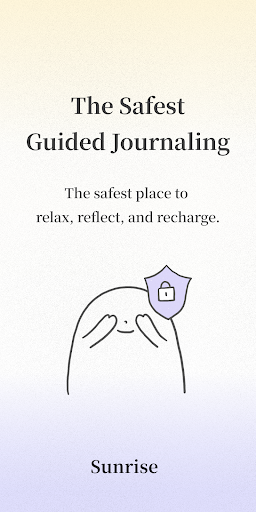 Screenshot of Sunrise: Journal Therapy