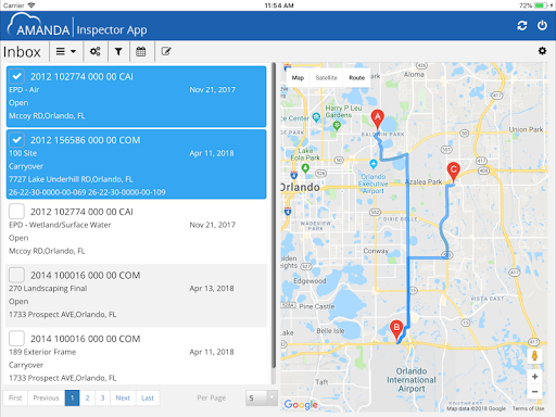 Android application Inspector App screenshort