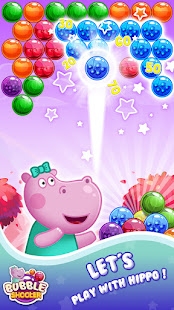 Hippo Bubble Pop Game apktreat screenshots 2
