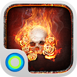 The Flame Skull-Launcher Theme icon