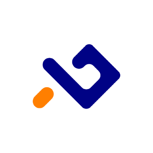Blue D logo