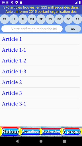 OHADA A U Proc  Col A Passif