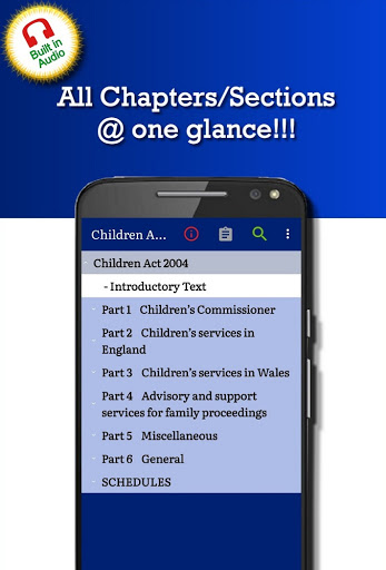 Android application Children Act 2004 screenshort