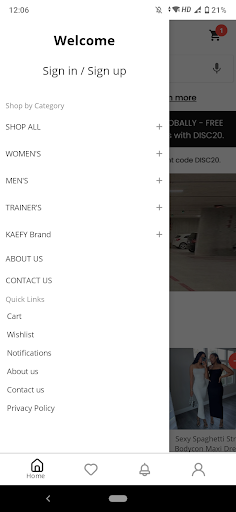 KAEFY Clothing Global Screen 2