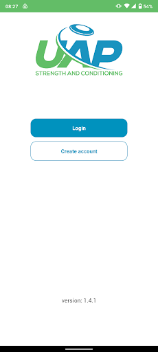 Android application The Ultimate Athlete Project screenshort