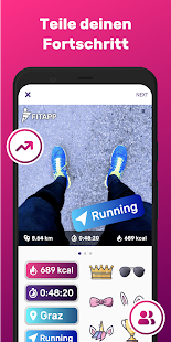 FITAPP Jogging App Screenshot
