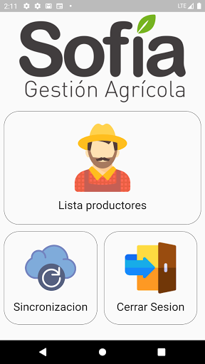 Android application AppSofia Asesor Técnico screenshort
