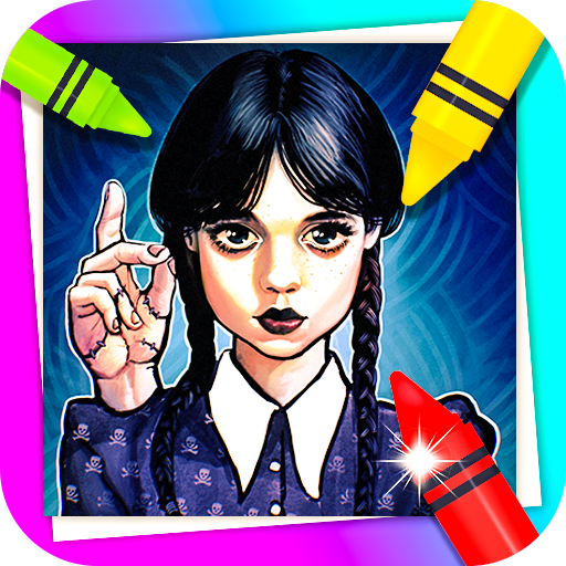 Wednesday Addams Coloring Book