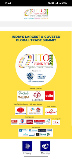 Exhibitor JITO Connect Screen 2