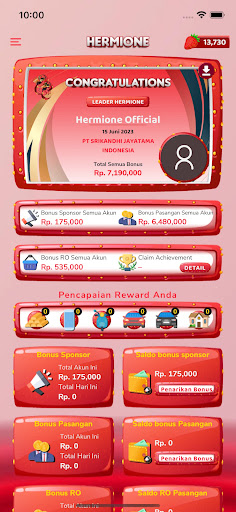 Android application Hermione screenshort