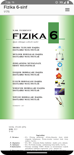 Fizika 6-7-8-9-10-11-sinf