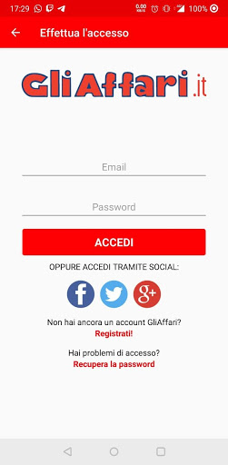 Gli Affari Screen 2