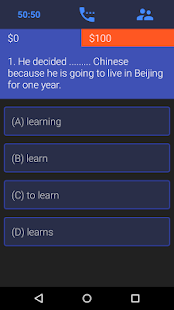 Test Your English I. Captura de pantalla