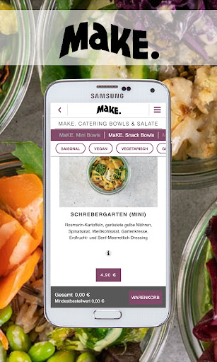 MaKE. Catering Screen 2