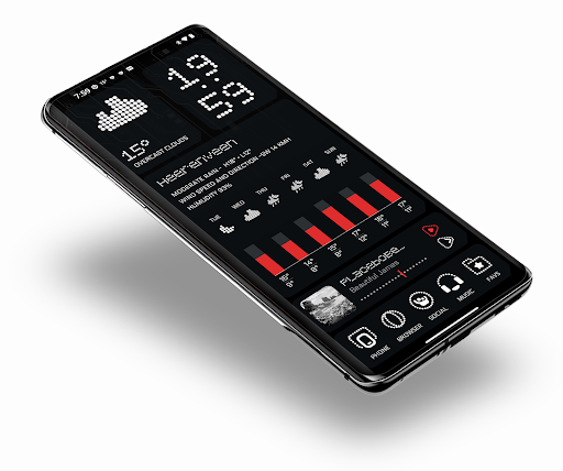 Android application Nothing Phone 1 KLWP Theme screenshort