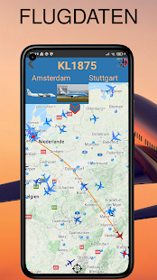 Luftverkehr - Flugradar Screenshot