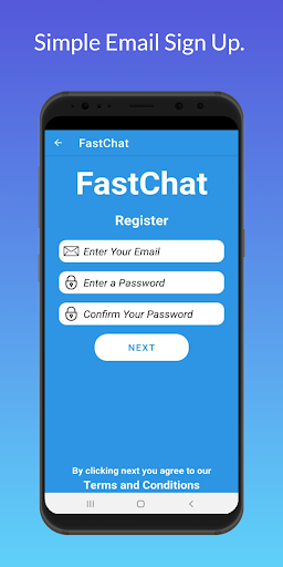 Android application FastChat : Messaging Platform. screenshort