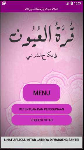 Android application Qurrotul Uyun Terjemah Indones screenshort