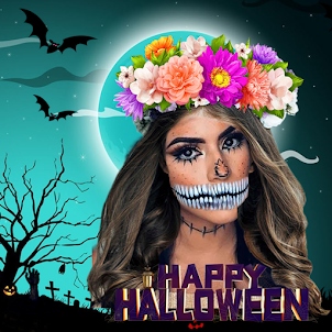 Halloween makeup photo editor