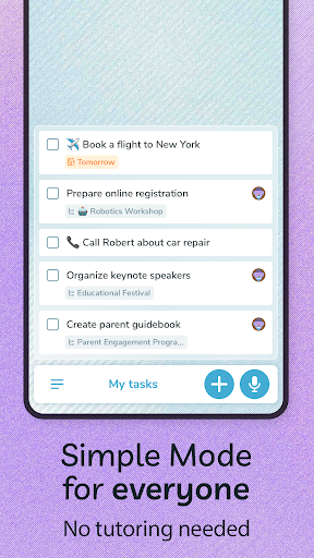 Android application Ping: AI Task Manager screenshort
