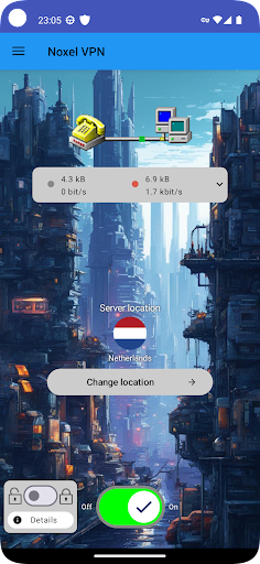 Noxel VPN app Screen 3