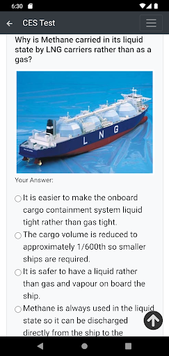 LNG tankers CHaS Support CES Screen 2