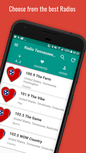Android application Tennessee Radio screenshort
