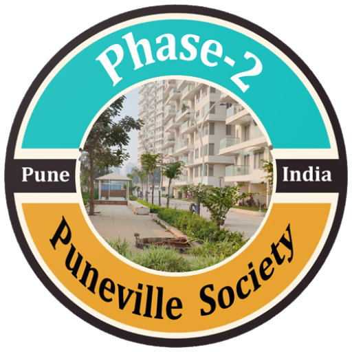 Phase-2 Puneville Society Pune logo