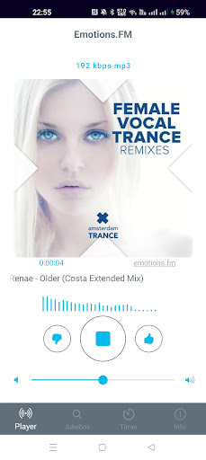 Android application Emotions.FM screenshort