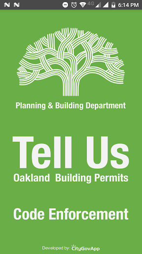 Android application Oakland Tell Us screenshort