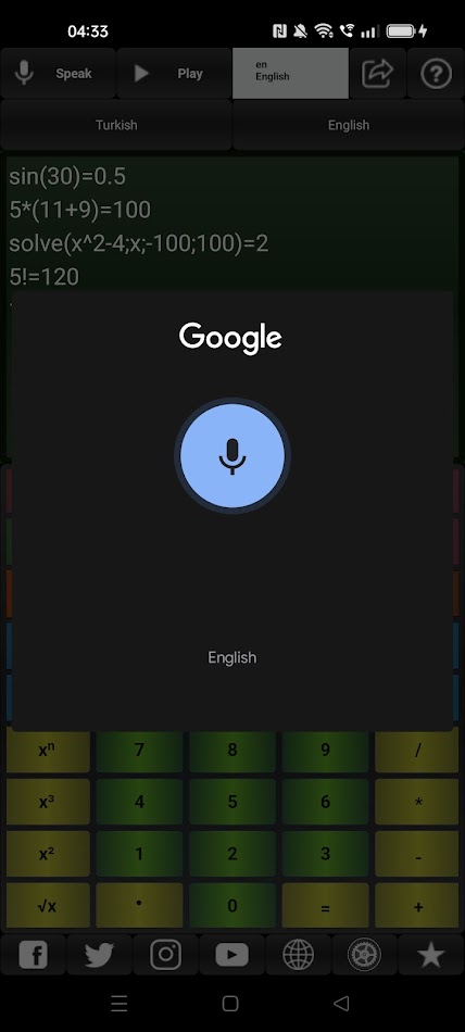 #3. Vocal Calculator (Android) De: Audiosdroid OU