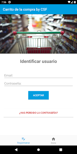 Android application Carrito de la compra by CSF screenshort